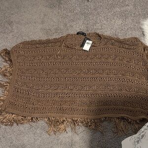 Ralph Lauren silk poncho